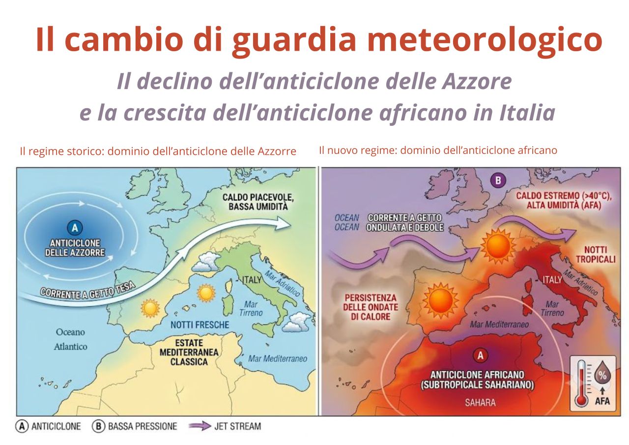 Lo sfratto delle Azzorre: come il cambiamento climatico ha riscritto l'estate italiana Lo sfratto delle Azzorre: come il cambiamento climatico ha riscritto l'estate italiana